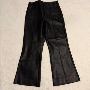 Banana Republic Black Faux Leather Pants